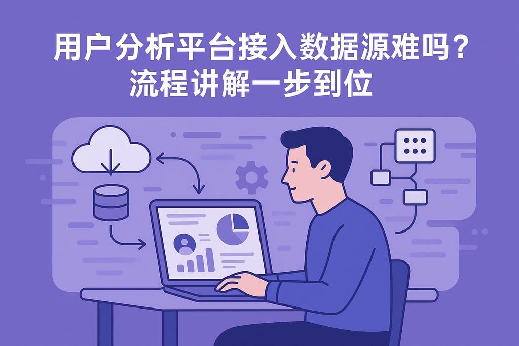 用户分析平台接入数据源难吗？流程讲解一步到位