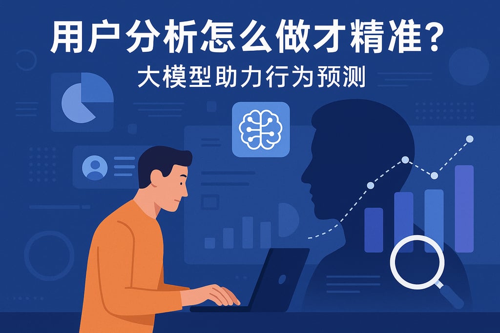 用户分析怎么做才精准？大模型助力行为预测