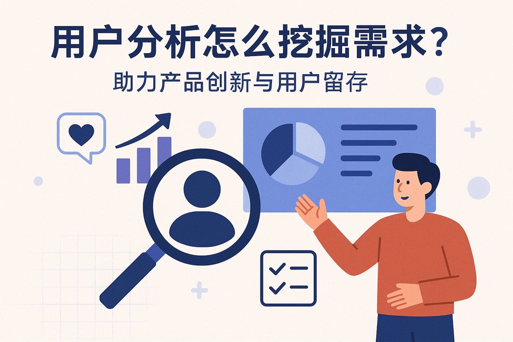 用户分析怎么挖掘需求？助力产品创新与用户留存