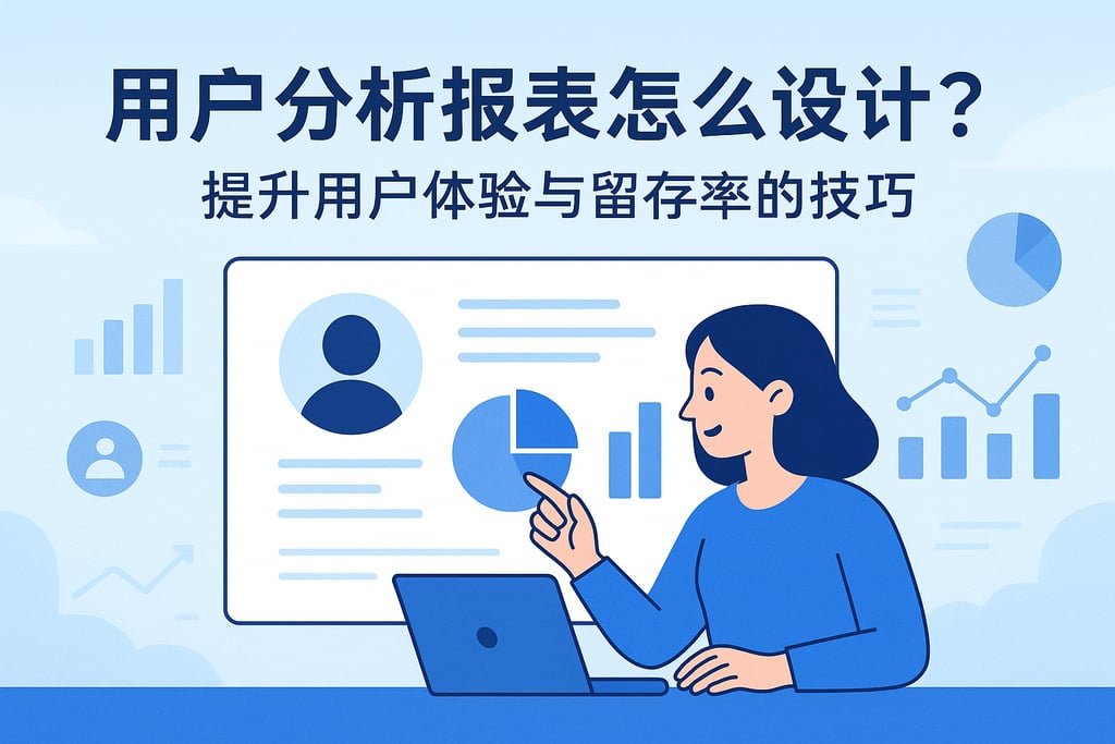 用户分析报表怎么设计？提升用户体验与留存率的技巧