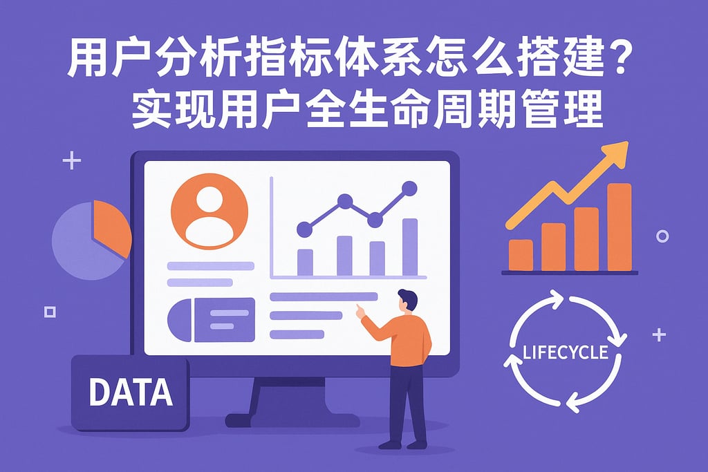 用户分析指标体系怎么搭建？实现用户全生命周期管理