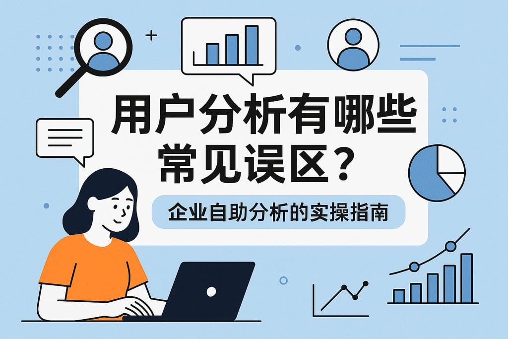用户分析有哪些常见误区？企业自助分析的实操指南