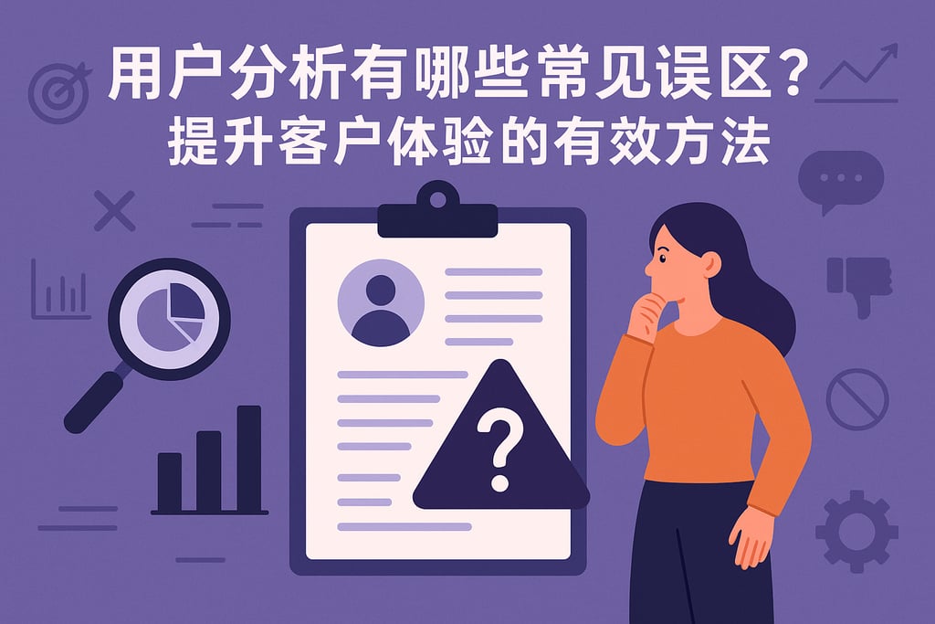 用户分析有哪些常见误区？提升客户体验的有效方法