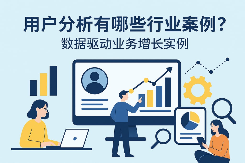 用户分析有哪些行业案例？数据驱动业务增长实例