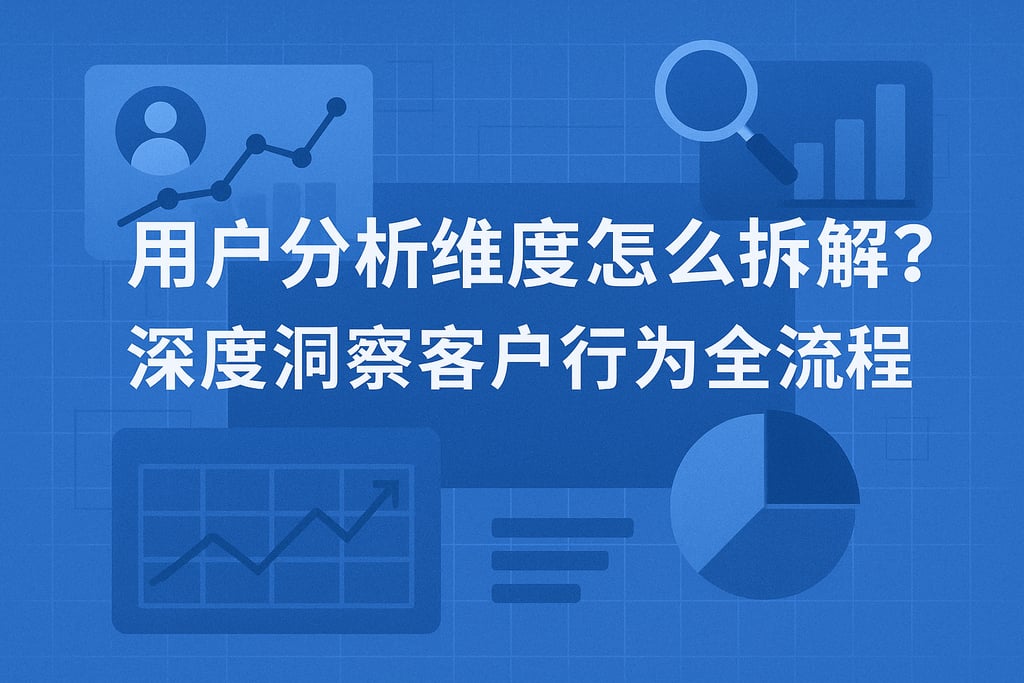 用户分析维度怎么拆解？深度洞察客户行为全流程
