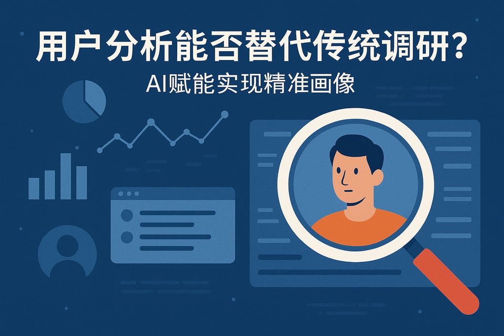 用户分析能否替代传统调研？AI赋能实现精准画像
