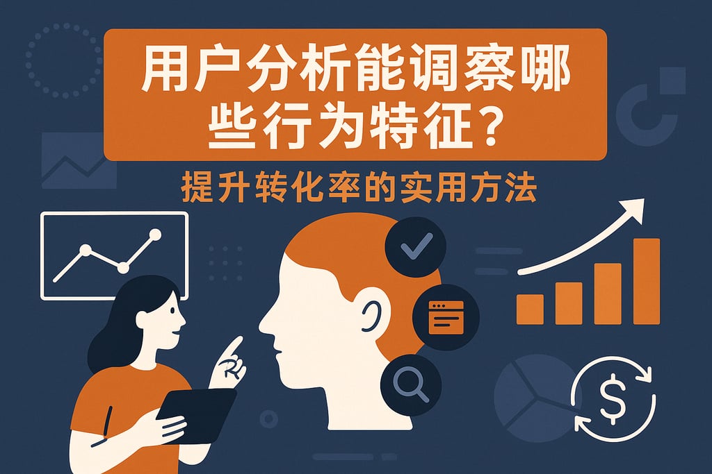 用户分析能洞察哪些行为特征？提升转化率的实用方法