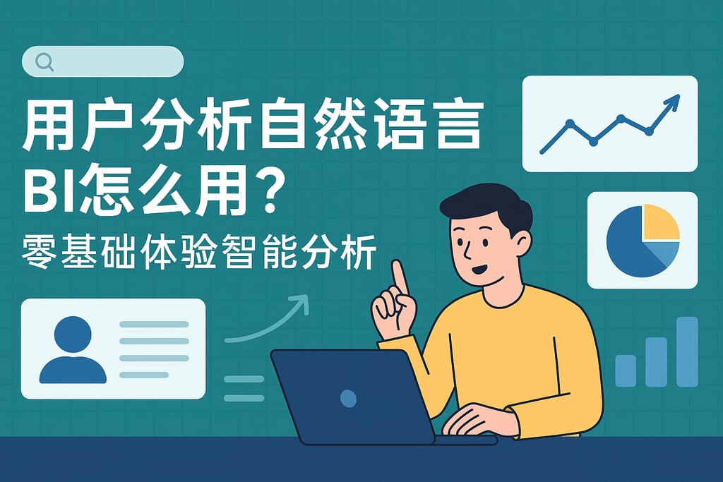 用户分析自然语言BI怎么用？零基础体验智能分析