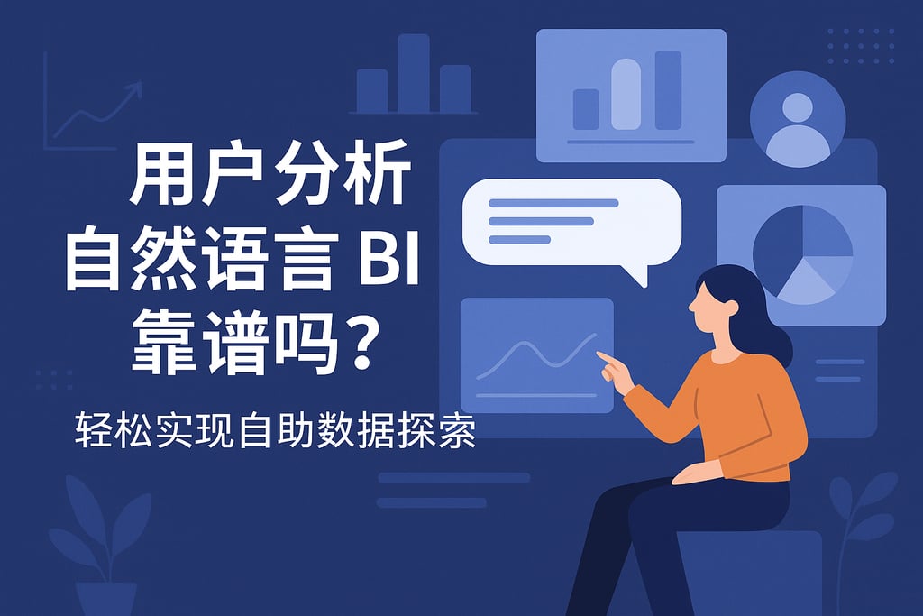 用户分析自然语言BI靠谱吗？轻松实现自助数据探索