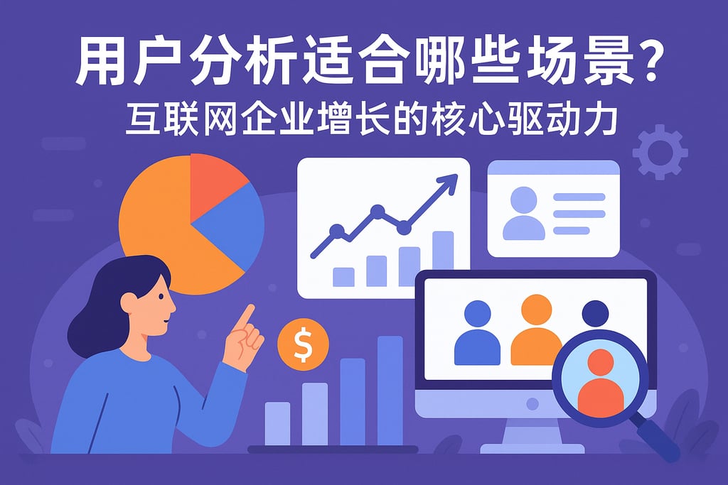 用户分析适合哪些场景？互联网企业增长的核心驱动力