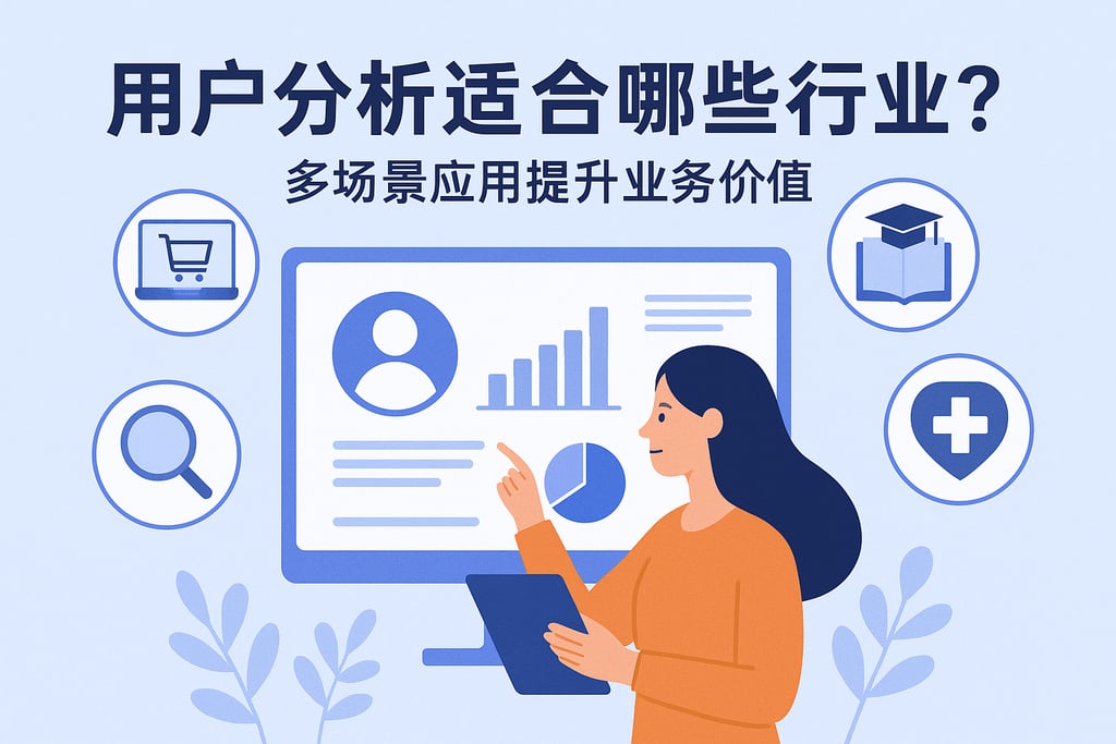 用户分析适合哪些行业？多场景应用提升业务价值