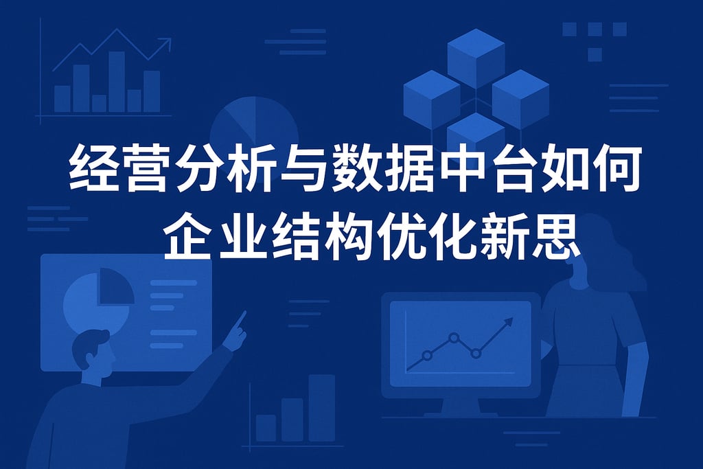 经营分析与数据中台如何结合？企业架构优化新思路