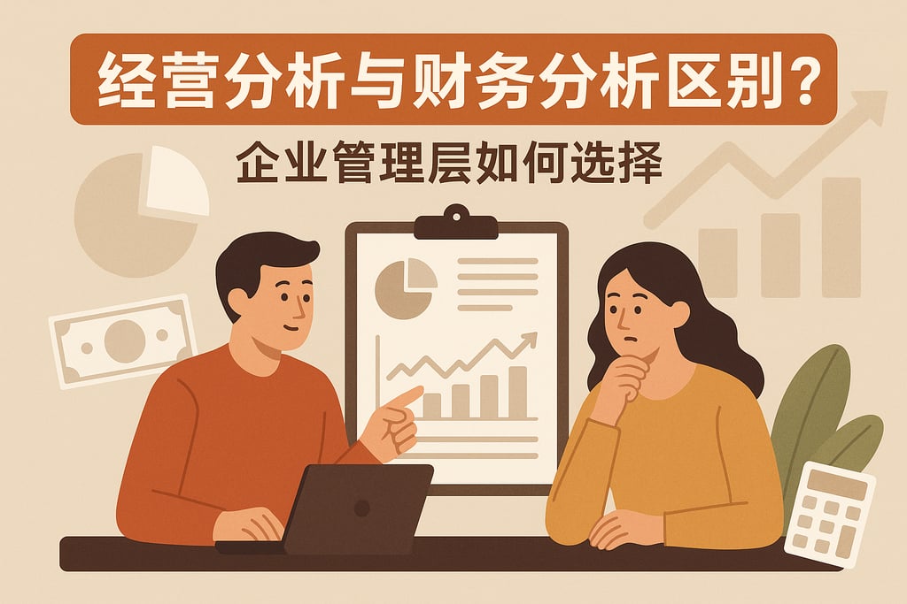 经营分析与财务分析区别？企业管理层如何选择