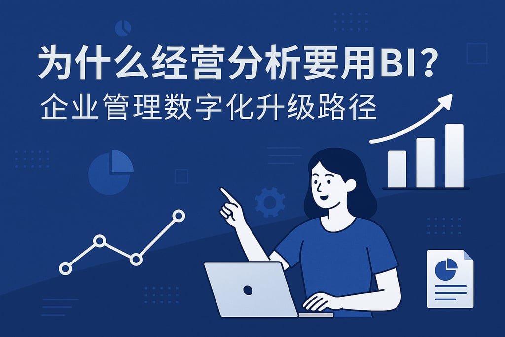 经营分析为什么要用BI？企业管理数字化升级路径
