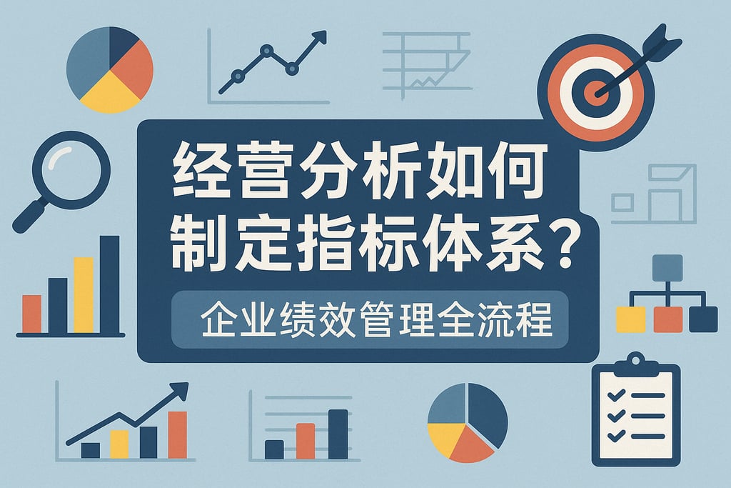 经营分析如何制定指标体系？企业绩效管理全流程