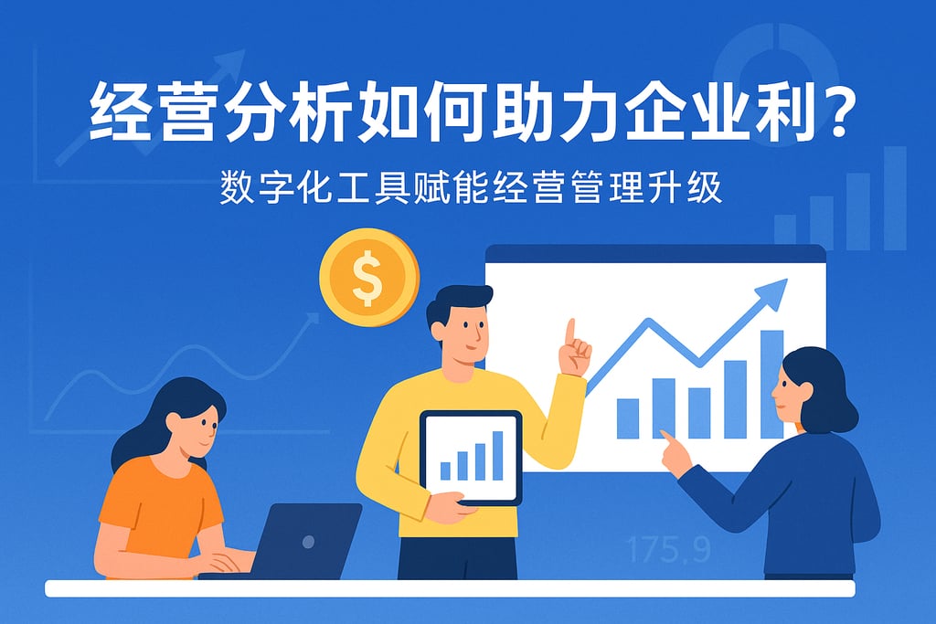 经营分析如何助力企业盈利？数字化工具赋能经营管理升级