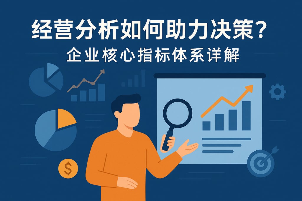 经营分析如何助力决策？企业核心指标体系详解
