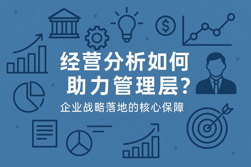 经营分析如何助力管理层？企业战略落地的核心保障