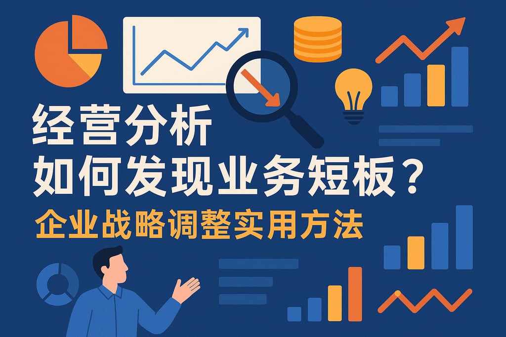 经营分析如何发现业务短板？企业战略调整实用方法
