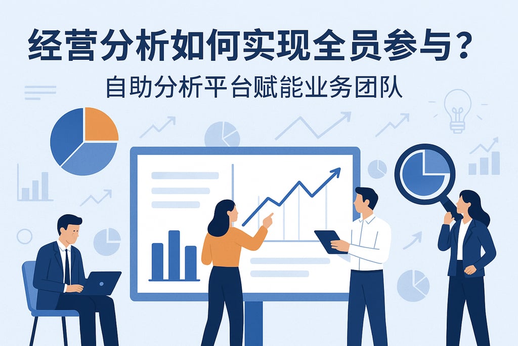 经营分析如何实现全员参与？自助分析平台赋能业务团队