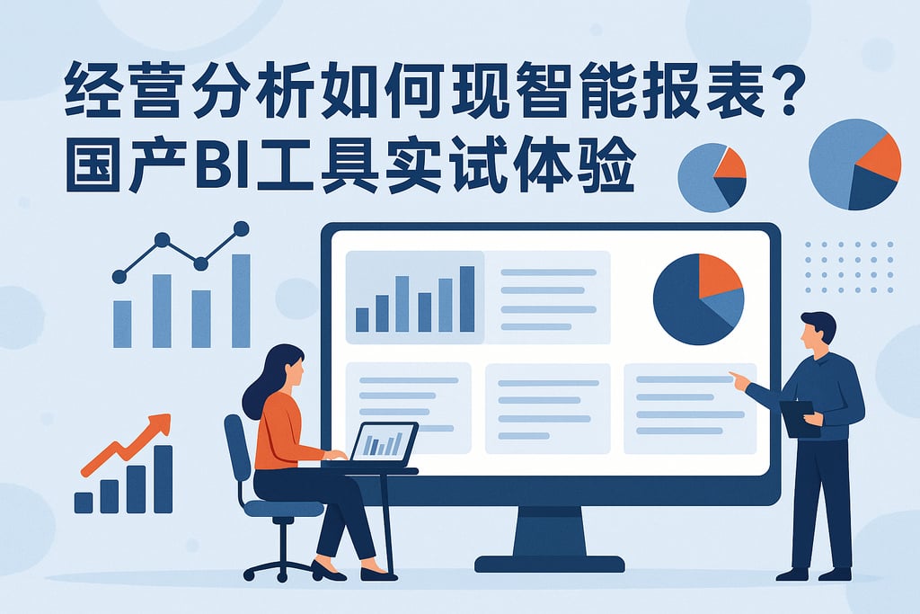 经营分析如何实现智能报表？国产BI工具实测体验