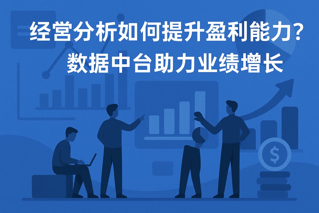 经营分析如何提升盈利能力？数据中台助力业绩增长