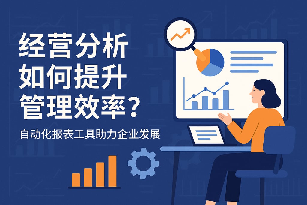 经营分析如何提升管理效率？自动化报表工具助力企业发展
