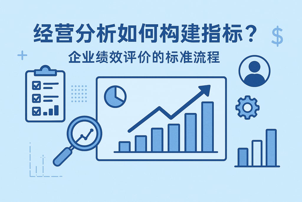 经营分析如何构建指标体系？企业绩效评价的标准流程