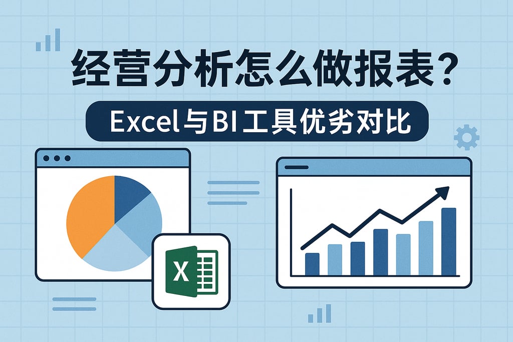 经营分析怎么做报表？Excel与BI工具优劣对比