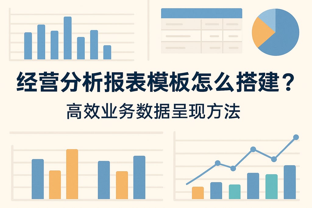 经营分析报表模板怎么搭建？高效业务数据呈现方法