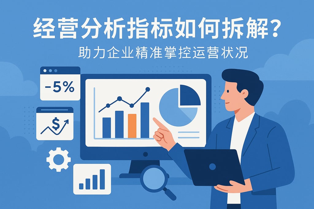 经营分析指标如何拆解？助力企业精准掌控运营状况