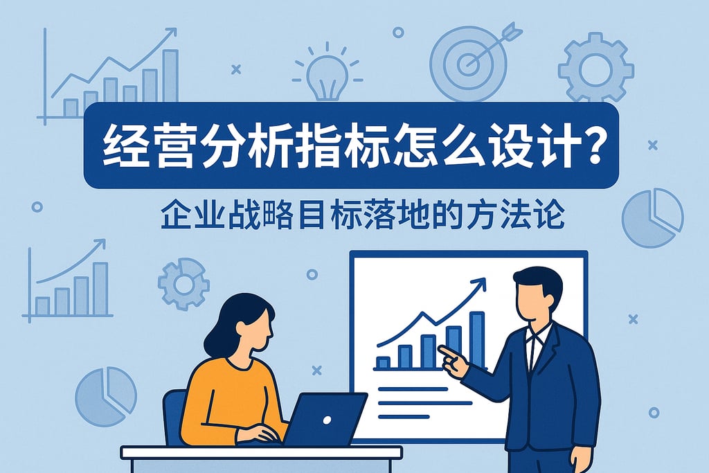 经营分析指标怎么设计？企业战略目标落地的方法论