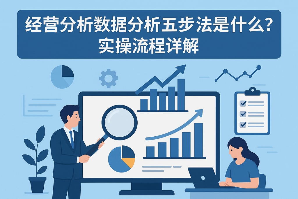 经营分析数据分析五步法是什么？实操流程详解