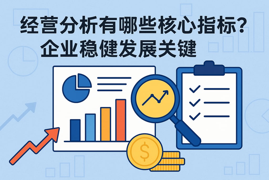 经营分析有哪些核心指标？企业稳健发展的关键