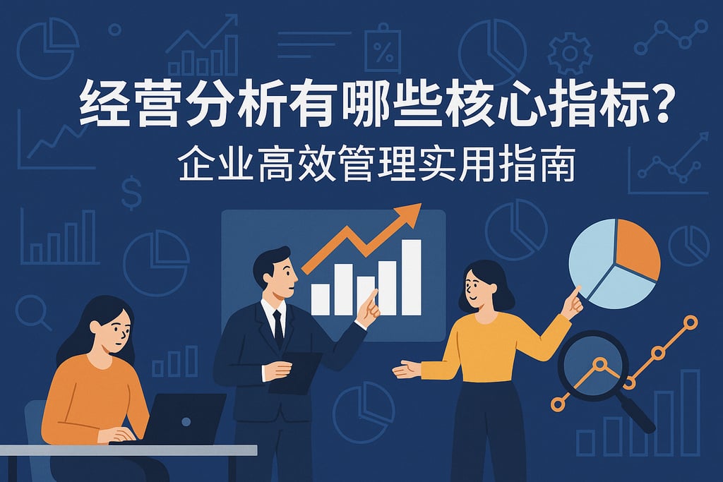 经营分析有哪些核心指标？企业高效管理实用指南