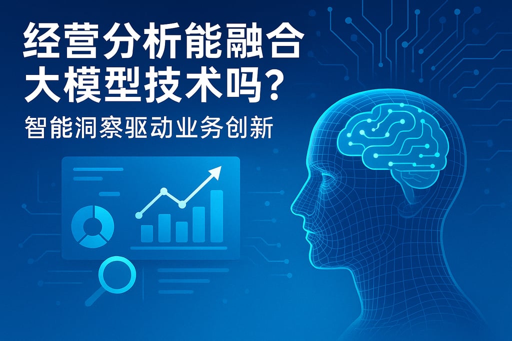 经营分析能融合大模型技术吗？智能洞察驱动业务创新