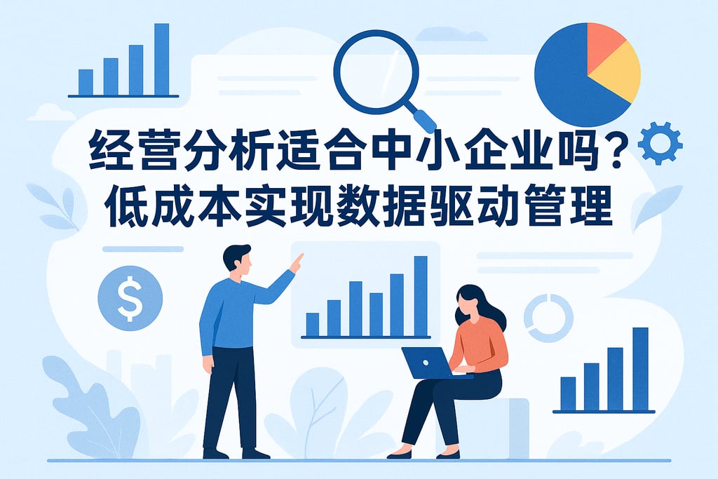 经营分析适合中小企业吗？低成本实现数据驱动管理