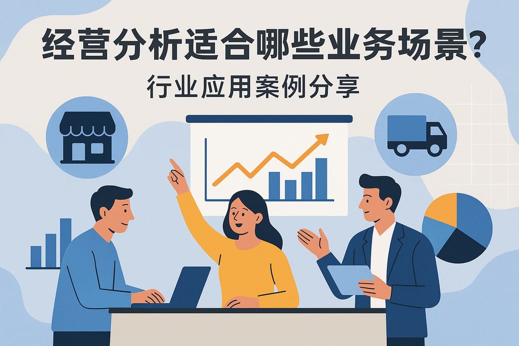 经营分析适合哪些业务场景？行业应用案例分享