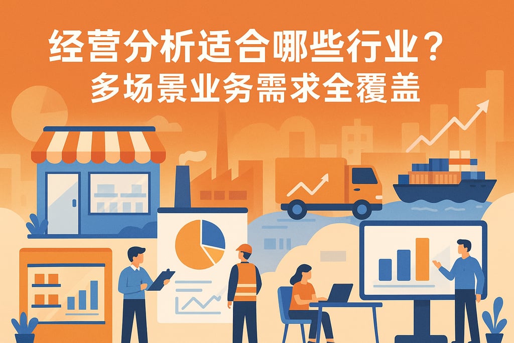经营分析适合哪些行业？多场景业务需求全覆盖