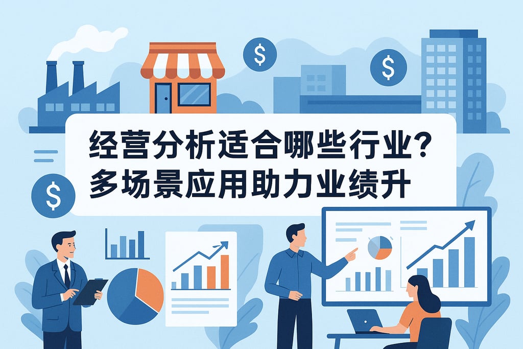 经营分析适合哪些行业？多场景应用助力业绩提升