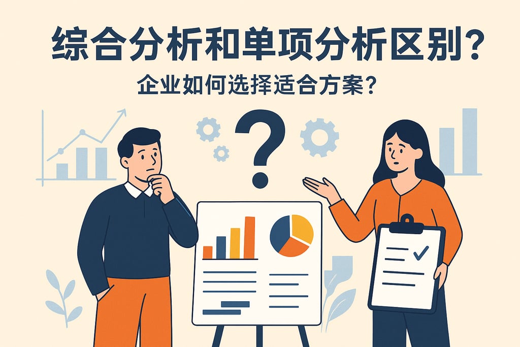 综合分析和单项分析区别？企业如何选择适合方案