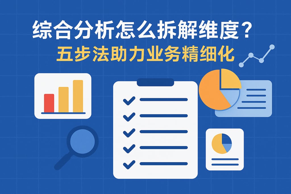 综合分析怎么拆解维度？五步法助力业务精细化