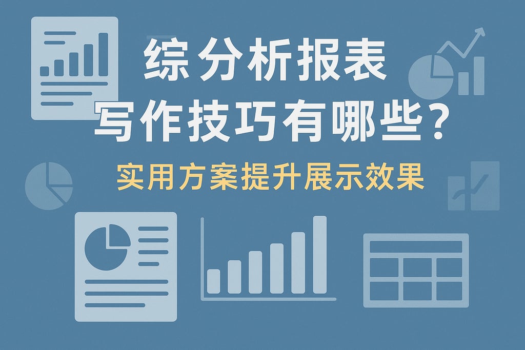 综合分析报表写作技巧有哪些？实用方案提升展示效果