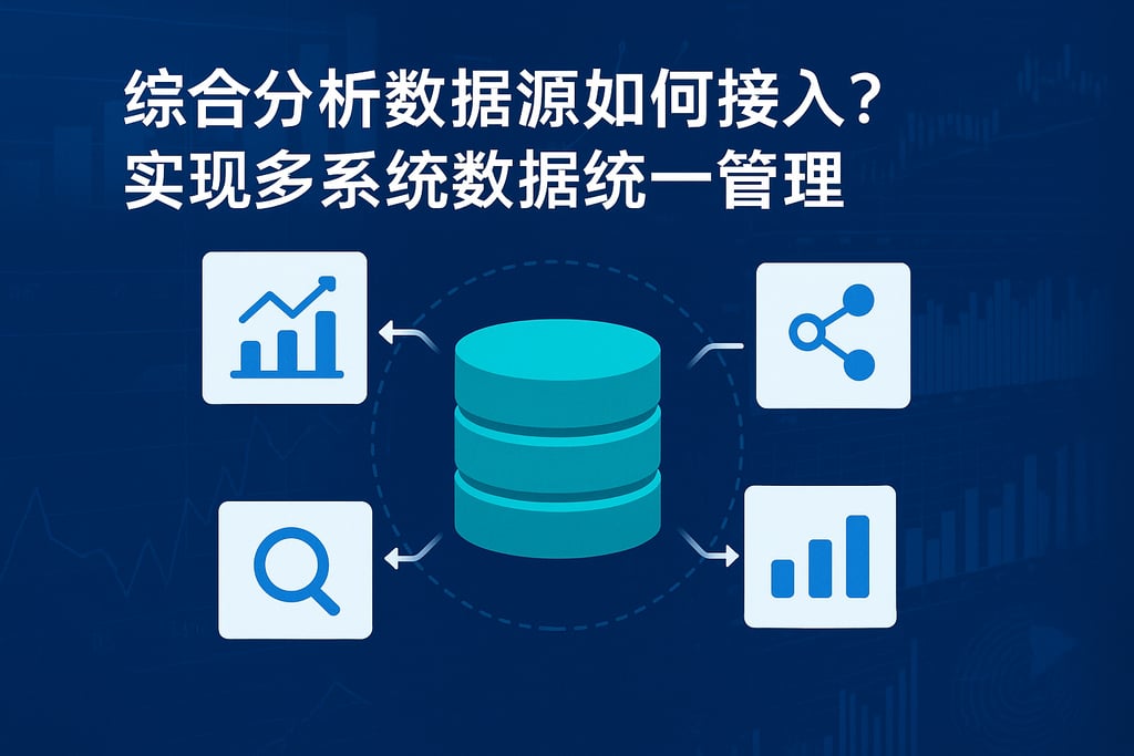 综合分析数据源如何接入？实现多系统数据统一管理