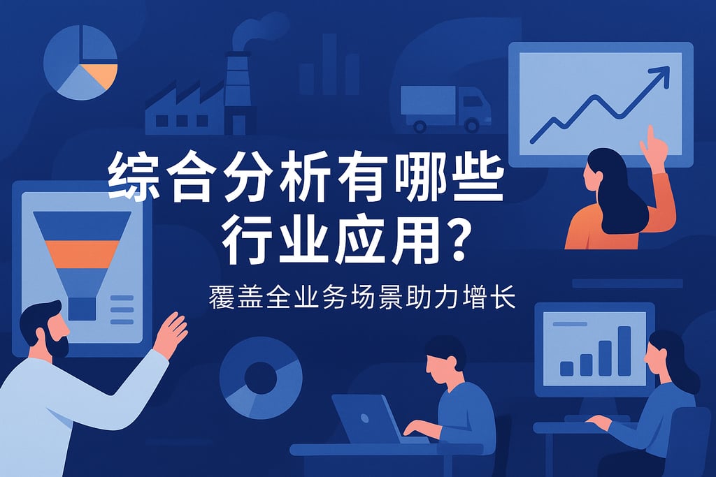 综合分析有哪些行业应用？覆盖全业务场景助力增长
