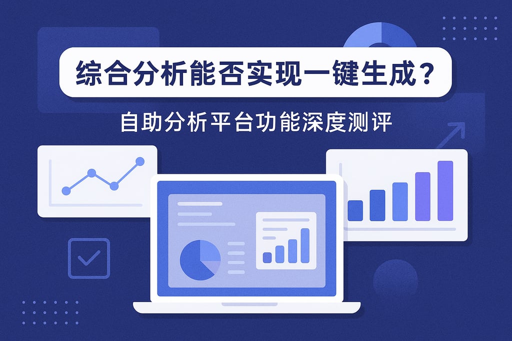 综合分析能否实现一键生成？自助分析平台功能深度测评