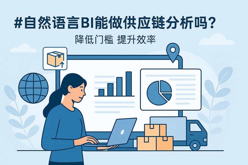 自然语言BI能做供应链分析吗？降低门槛提升效率
