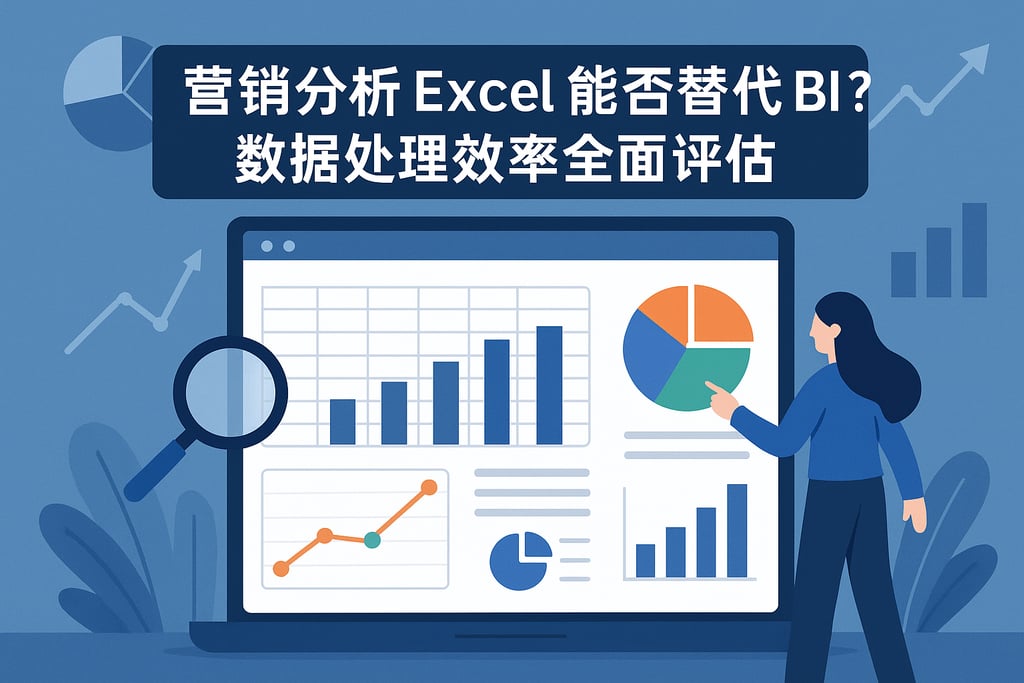 营销分析Excel能否替代BI？数据处理效率全面评估