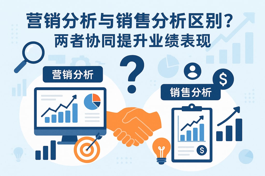 营销分析与销售分析区别？两者协同提升业绩表现