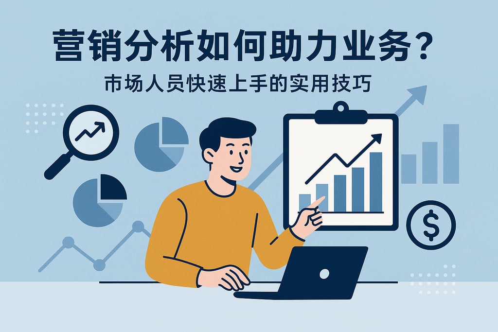 营销分析如何助力业务？市场人员快速上手的实用技巧